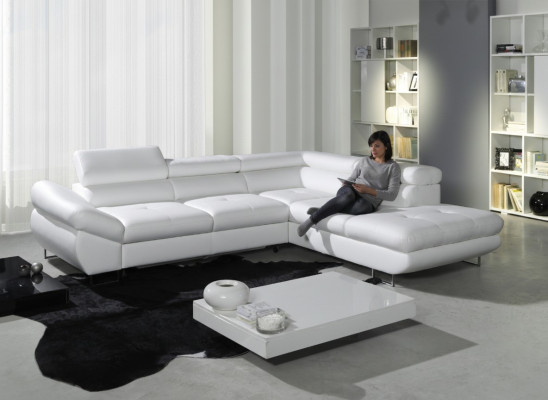 Corner sofa corner choice leather fabric upholstery textile bed+box couch sofa corner suite