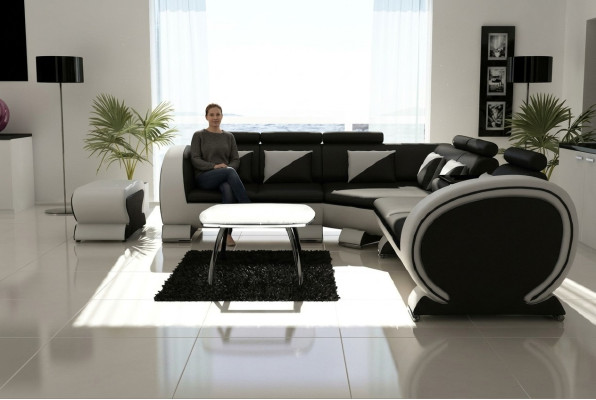 Designer corner sofa couch sofa upholstery suite lounge sofas couches living landscape