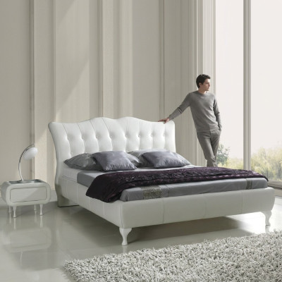 Chesterfield Bed Upholstered Bed Luxury Double Bedroom Design Bed Beds New