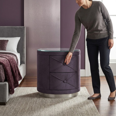 Bedside table   Nightstands   Bedside tables   Night table   Tables   Night chest   Round   New