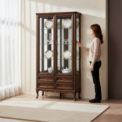 Classic display cabinet Italian furniture display cabinet showcases new W-W2