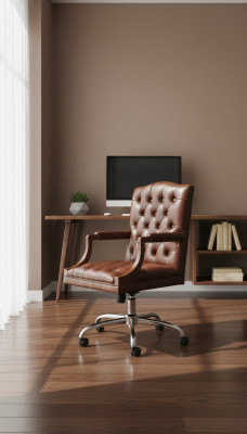Chesterfield Office Chair Swivel Chair Office Armchair Leather Armchair KING Swivel Chair New