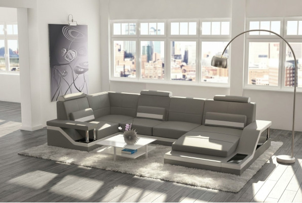 Living area sofa upholstered couch corner corner sofa set textile fabric leather sofas
