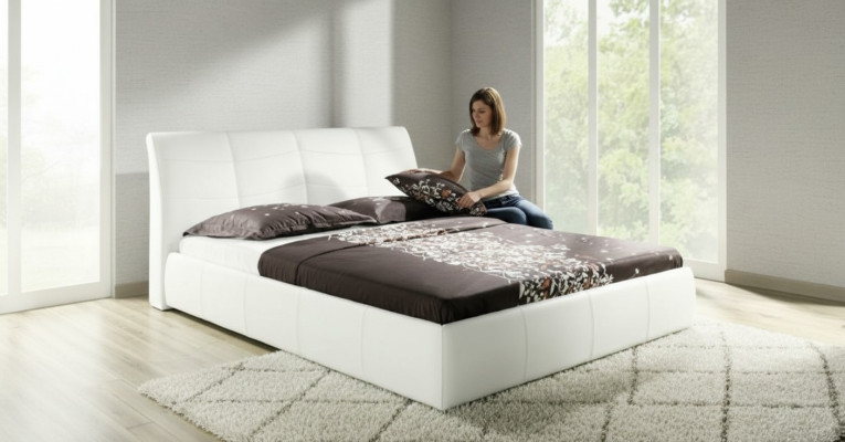 Waterbed Beds Upholstered Marriage Double Hotel Water Designer Complete Leather Bed