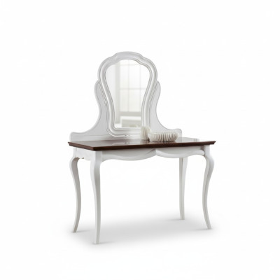 Solid wood table classic console mirror dresser vanity bedroom new