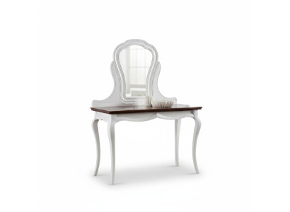 Solid wood table classic console mirror dresser vanity bedroom new