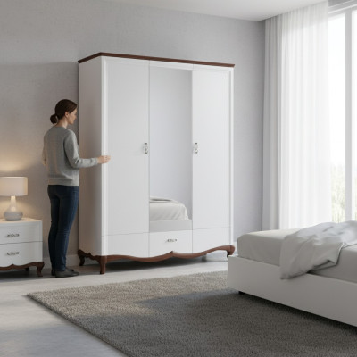 Wardrobe Classic Handcrafted Classic Wardrobes Wardrobe MI-3DL Wardrobe Wall