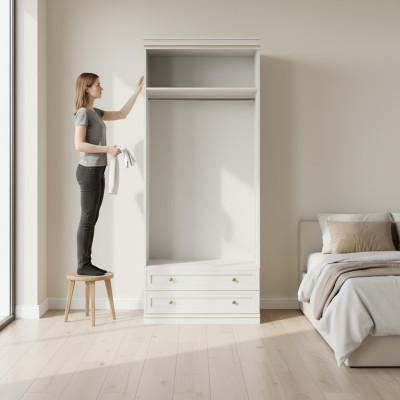 Element Model V2D-16 for Walk-In Closet Wardrobe Italian Furniture