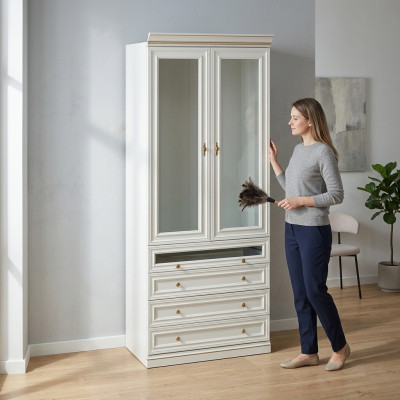 Element Model V2D-04 for Walk-in Closet Wardrobe Italian Furniture