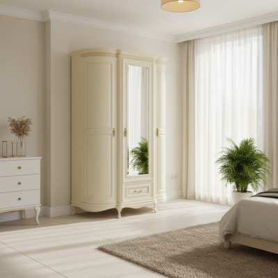 Classic cabinets, wardrobe, wall unit, wardrobe with mirror VSchrank-3D-G