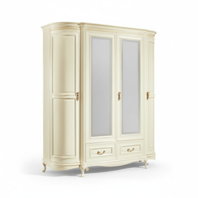 Classic cabinets closet wall unit wardrobe - Model V-Schrank-4D-G
