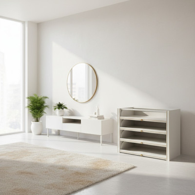 Element Model V-B for Walk-In Closet Wardrobe Italian Furniture