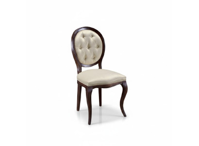 Classic White-Brown Chair Designer Wooden Chair Dining Chair Regal Chair