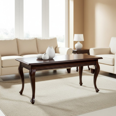 Wooden table, table, coffee table, tables, solid wood, real wood, side table, Model V-7