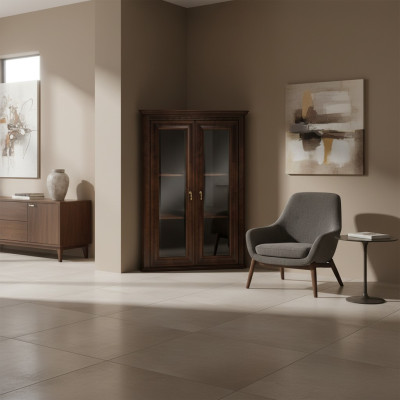 Classic Display Cabinet Corner Cabinet Corner Display Cabinet - Model V-WN Display Cabinet