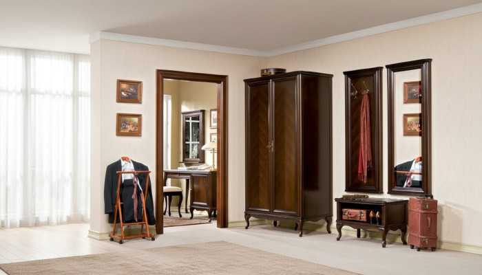 Hallway Wardrobe Set Real Wood Hall Wall Wardrobe Italian Furniture Wardrobe