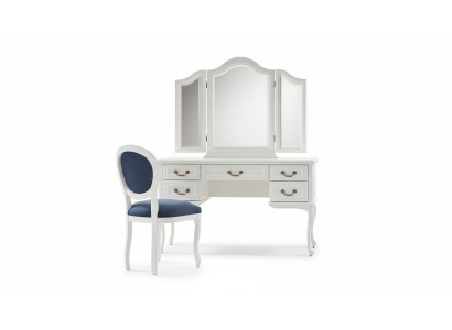 Vanity table with chair, dressing table, dressing dresser, makeup dresser, cosmetic table.