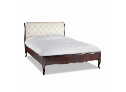 Chesterfield bed, beds, double bed, marital bed, Italian furniture, wood, leather, textile