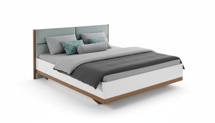 Classic bed beds, double bed, wooden bed, country style - Model CM-B4