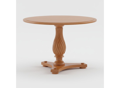 Classic round table solid rustic tables dining tables model ZB-4