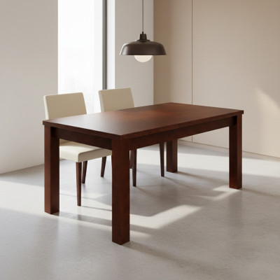 Table Dining Table Wooden Table XXL Conference Table 80x120cm Extendable to 80x160cm