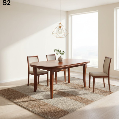 Table Dining Table Wooden Table XXL Conference Table 90X200cm Extendable 200X280cm