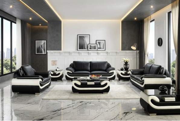 Sofa Suite Couch Upholstery Sofa Set 3+2+1 Leather Couches Sofas Suite Seat T777