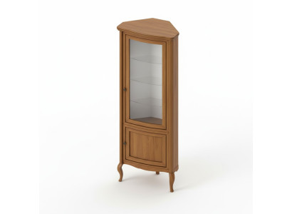 Corner cabinet solid wood wood cabinet classic display cabinet display cupboard - PR-W-N