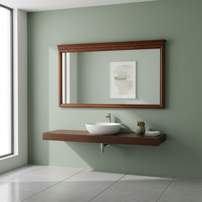 Mirror Wood Frame Large Wall Mirror Classic Designer Mirror - Model Z-L1
