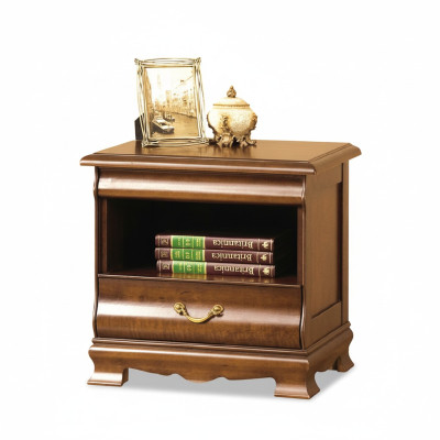 Classic nightstand bedside table solid console shelf bedroom N-SzN
