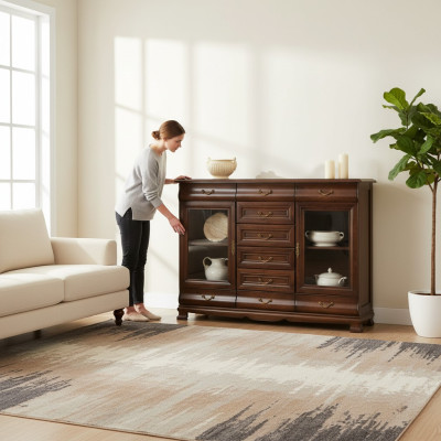 Classic dresser, side cabinet, dressers, country style, N-K6B model dresser cabinet