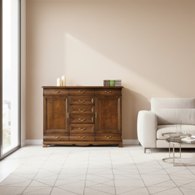 Classic sideboard cabinet country-style commode cabinet chest of drawers model N-K6A