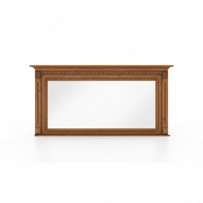 Classic designer mirror wall mirror with genuine wood frame colonial style