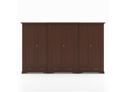 Classic cabinets wardrobe wall unit closet solid colonial style O6D