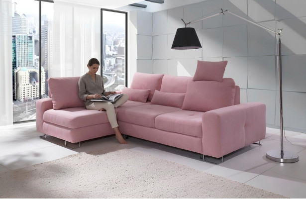 Corner sofa living landscape upholstery with bed function sofa corner sofa couch corner set