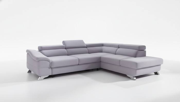 Corner sofa with bed function, living landscape, sofa, sectional sofa, couch corner, upholstery suite