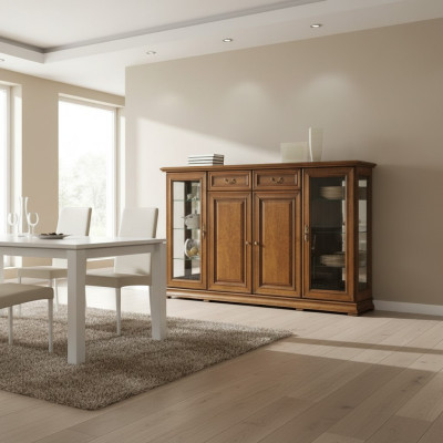 Classic solid sideboard dressers bar sideboard cupboard cabinet R-K6
