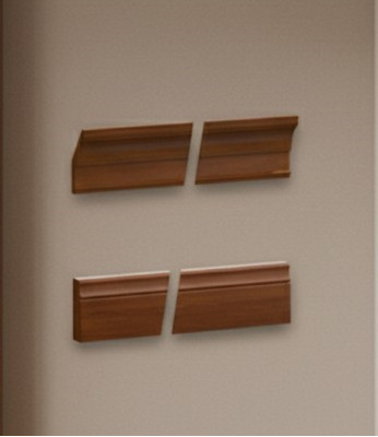 Classic veneered exterior element for cabinet wardrobe system - Model BA-23