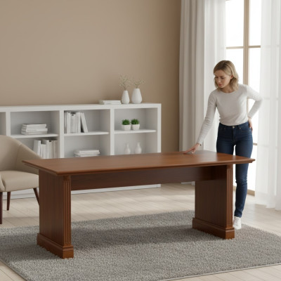 Classic desk office furniture table office executive desks solid wood BA - 19