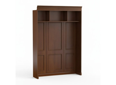 Classic panel with wall shelf and lighting bed wall paneling BA-17