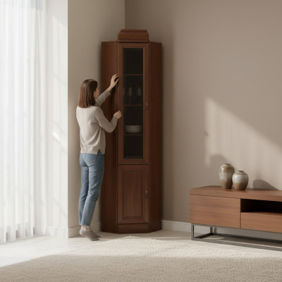 Classic chest of drawers display cabinet dresser cabinets display cabinets vitrine glass cabinet BA-14