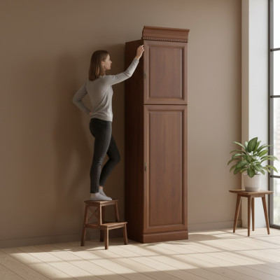 Classic Cabinets Wardrobe Wall Unit Wooden Cabinet Display Cabinet Shelf - Model BA-12