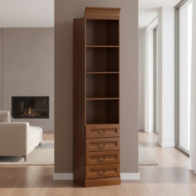 Classic cupboards, cabinet, wall unit, bookshelf, shelf, display cabinet - Model BA-6
