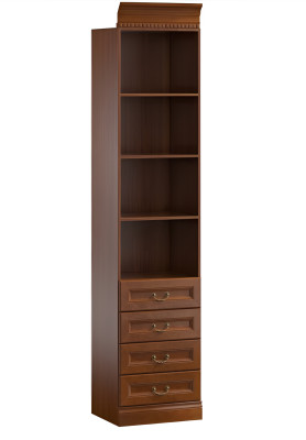 Classic cupboards, cabinet, wall unit, bookshelf, shelf, display cabinet - Model BA-6