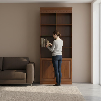 Classic cabinets wardrobe wall unit bookshelf bookcase - Model BA-3