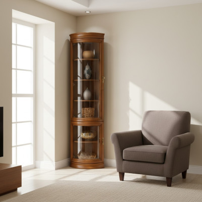 Classic wardrobe bookcase bookshelf display cabinet glass cabinet