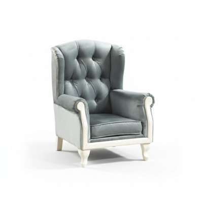 Chesterfield wing chair upholstered television office couch leather textile