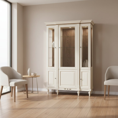 Classic showcase, chest of drawers, display cabinets, display cabinet, cabinet, glass cabinet, books