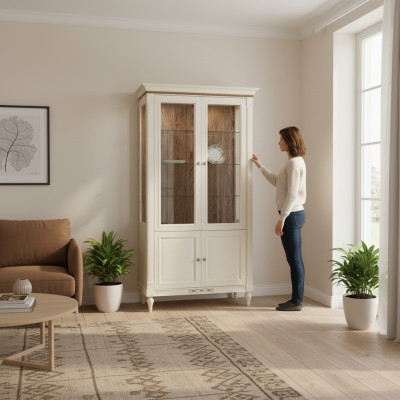 Classical display cabinet sideboards showcase cabinets display cabinet cupboard glass cabinet FL-W2