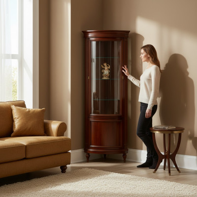 Classic display cabinet, dressers, display cabinets, showcase cabinet, cabinet, glass cabinet, books